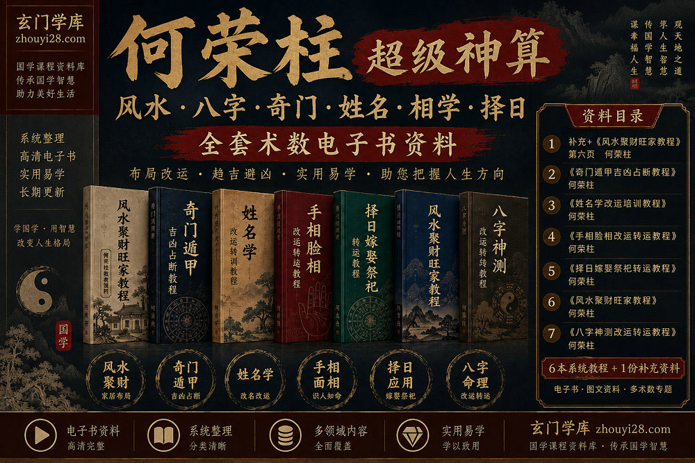 图片[1]-何荣柱超级神算术数电子书资料｜风水·八字·奇门·姓名·相学·择日-玄门学库