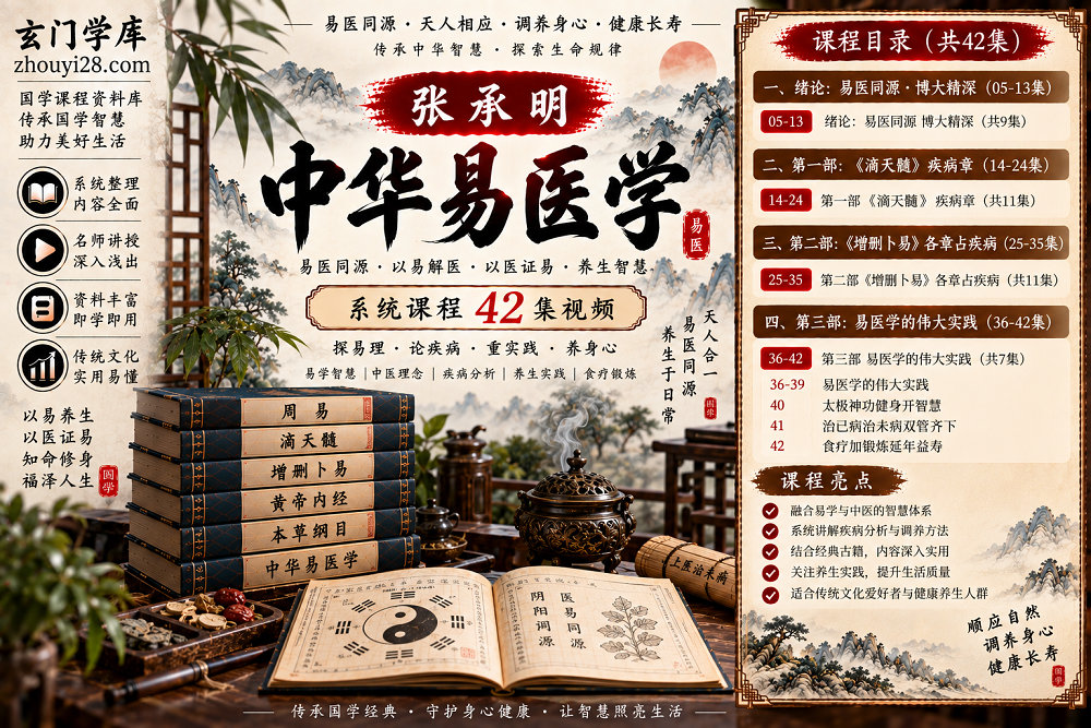 图片[1]-张赞慧《三元纳气风水详解》全套课程｜三元九运·太极点·纳气口·元运旺衰·双龙水法 16讲视频-玄门学库